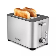 Toster KitFort KT-6099, 850 W, 7 fry modes, 2 toasts, metallic