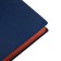 Organizer, A5, 116 sheets, cage, leatherette cover, brown cut, blue