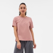 Women's T-shirt Basic Line, dusty pink color, rr 44