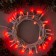 Garland “thread” 5 m, IP20, white thread, 50 LED, red glow, 8 modes, 220 V