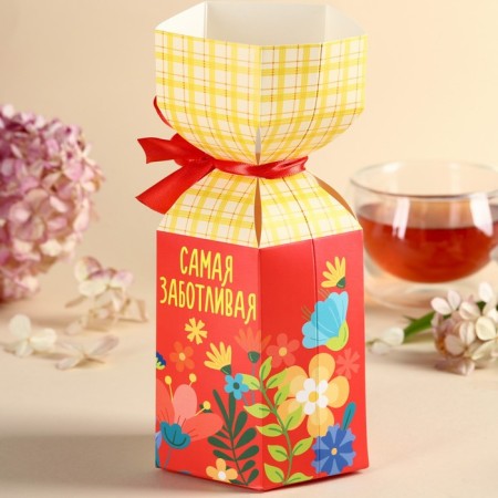 Tea in the candy box "The most expensive grandmother", taste: lemon, 100 g.-2