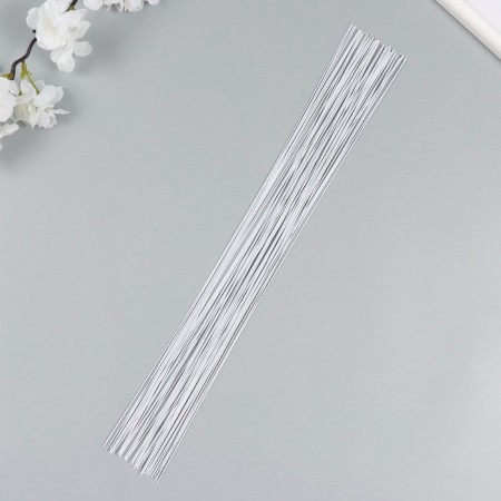 Wire for the manufacture of artificial colors "white" winding plastic 40 cm section 0.7 mm 10424