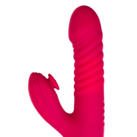 Vibro -roller with the Up & Down Jos Seri function, 22 cm, silicone, pink color-5