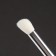 Premium makeup brush, 17.5 cm, black color