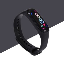 Watch wasry electronic, black