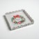 Box for confectionery with PVC cover "Winter Time", 21 x 21 x 3 cm, new year