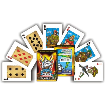 Pirate Pirate Cards, 36 cards, 5 x 7.5 cm