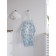 Apron of a kitchen with a photo print "Irine Snowflakes", adjustable, size OS