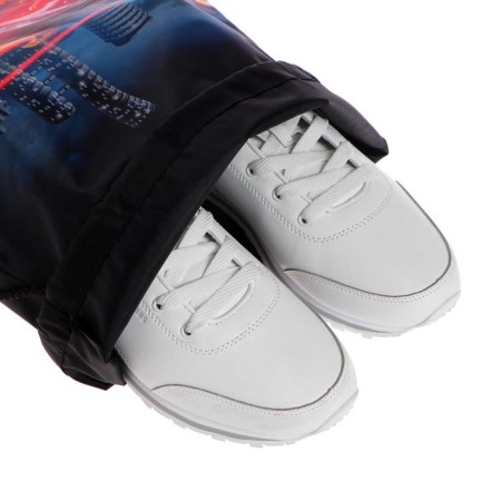 A bag for shoes 420 x 340 mm, Calligrata MSO-5C, (soft polyester, density 210D), "Auto in fire"-5