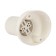 Plastic wall cartridge E27 inclined, white with rexant label