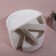 Organizer for storage, rotating, 3 sections, 27 × 15 cm, white color