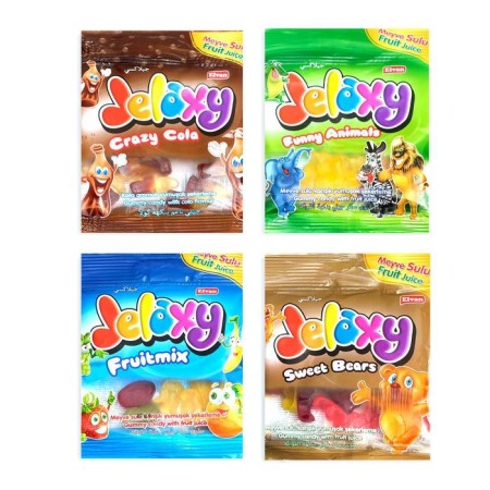 Chewing marmalade Jelaxy Fruit Mix with a fruit taste, 20 g, mix-8