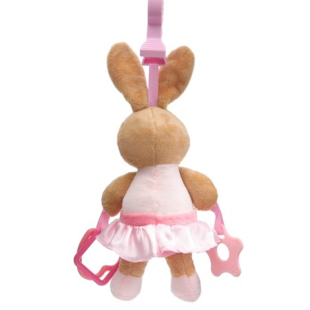 Soft “bunny” suspension, rattle, rubberker, on a crib, stroller, mum & baby-5
