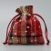 Bag Gift canvas “Fairy Tale in the Forest”, snowflakes, 10 x12 cm +/- 1.5 cm, New Year