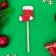 New Year. Mini chocolate cookies on the New Year's stick 15g 60pcs (2bleh30pcs)