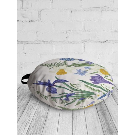 Pillow Siddle "Summer Paints", decorative, D = 52 cm-1