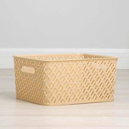 Storage basket "Wholewood", 35 × 29 × 17.5 cm, beige color-2