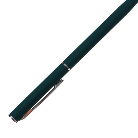 Switching handle, 0.7 mm, BrunovisConti Palermo, blue rod, metal case Soft Touch green, in case-3