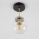 Suspended Citilux “Elvin” CL105115, 13x13x25 cm, 1x20W, LED, Black Color Black
