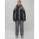 Ski suit female, size 52, black color