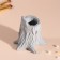 Interior subject "stump" height 6 cm gray