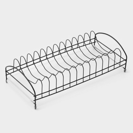 Drywall for plates with a pallet of a share, for 12 items, black color, pallet mix