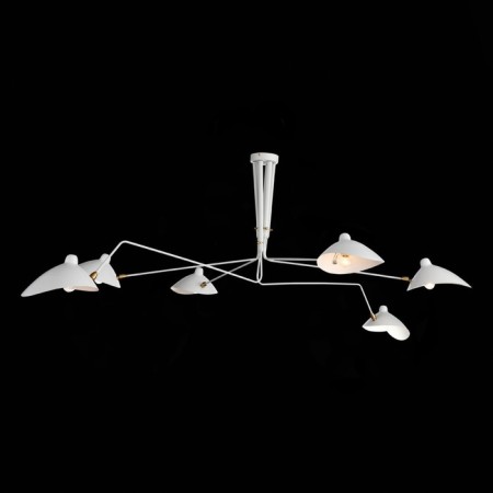 Ceiling Ceiling ST LUCE. SL305.502.06. SPRUZZO. 6x60 watts, E27, 180x180x54 cm, white color-1