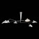 Ceiling Ceiling ST LUCE. SL305.502.06. SPRUZZO. 6x60 watts, E27, 180x180x54 cm, white color