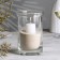 VAZA-Sub-3 VAZA-3, with a white candle, 10x15 cm, cylinder, glass