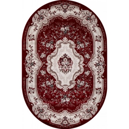 Oval carpet Merinos Gavana, size 200x300 cm, color Red