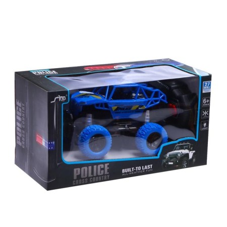 Radio -controlled jeep "Police", works from batteries, mix-5