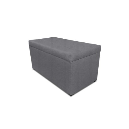 Puff with a lid and weighting, 800 × 400 × 420 mm, Solta Rogozhka, Grey Color-1