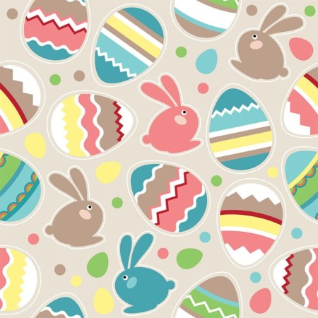 Set of napkins for setting the table "Striped Easter Eggs", rectangular, size 32x46 cm, 4 pcs-3