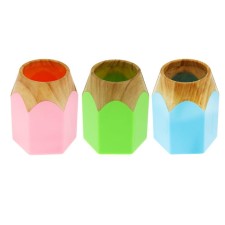 Pencil stand for writing accessories, plastic, mix