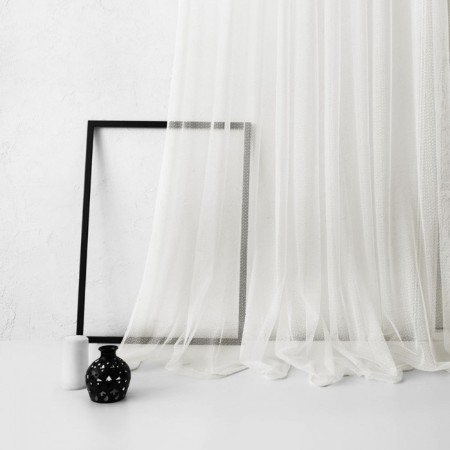 Tulle "Story", size 500x270 cm, ivory color-2