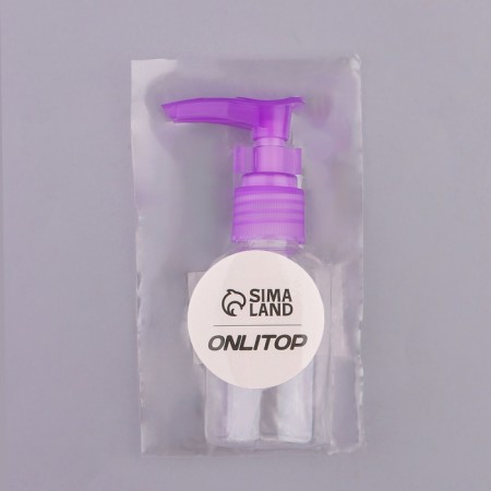 A bottle for storage, with a dispenser, 50 ml, color mix-7