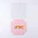 Cookie box, confectionery packaging with PVC lid, “air love”, 13 x 13 x 3 cm