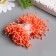 Stamens for flowers "droplets glossy orange" set 300 pcs length 6 cm