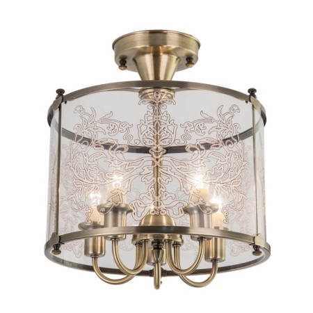 Celra CL408253 "Versailles" 5x60W E14 bronze 37x37x40 cm