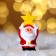 Miniature Puppet "Santa Claus with a star", set 2 pcs., Size 1 pc. - 3.7 × 2.3 cm