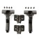 Loop of an invoice with an eccentric Softly CLAP, Color Black Nickel, 2pcs.