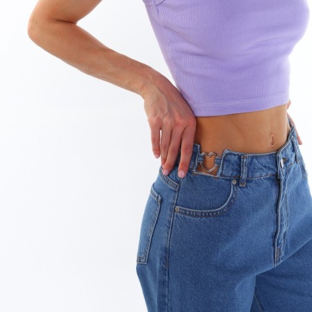 Female jeans, blue color, size 40 (34)-2