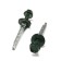 Roofing screws 4.8x50 mm, Ral6005 Color green, 150 pcs.