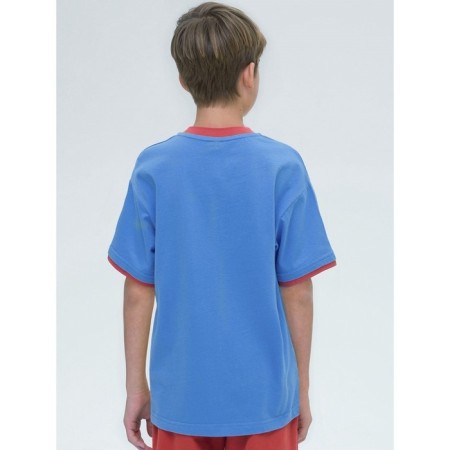 Henley T -shirt for Pelican boy, height 134 cm, blue color-1