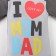 Body crumb I "mum and dad", gray, height 74-80 cm