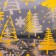 New Year. Box gift New Year's folding PVC "Christmas trees" 11 x 11 x 11 cm.