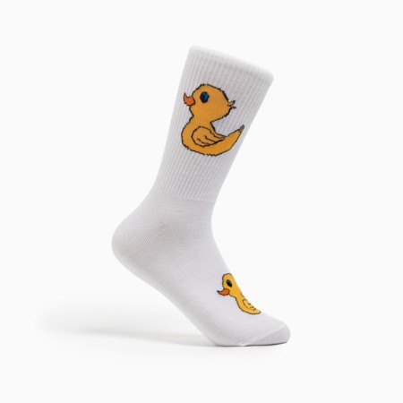 Women's socks nus80159-01-30 "Duckling", white color, rr 36-40
