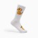 Women's socks nus80159-01-30 "Duckling", white color, rr 36-40
