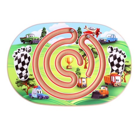 Балансир детский «Гонки», с лабиринтом-2