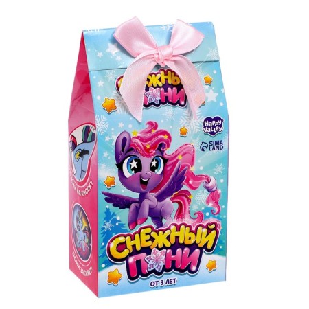 Suretry-Surprise toy Snow Pony with light and stickers, Mix color-7